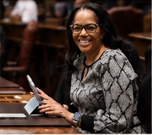 Karen Whitsett speaking in the Michigan House